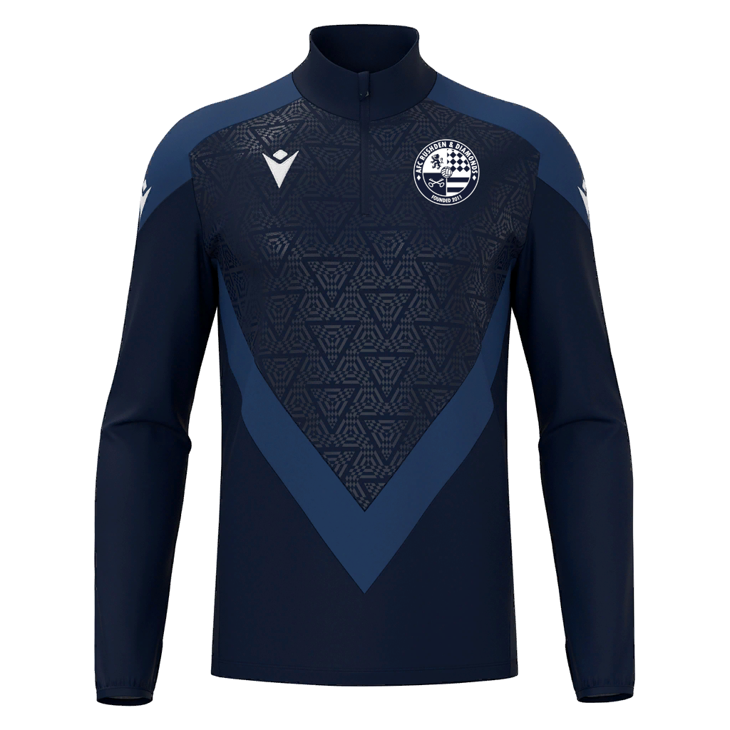 V-Pattern High Neck Detailed Quarter Zip Jacket (Adult)