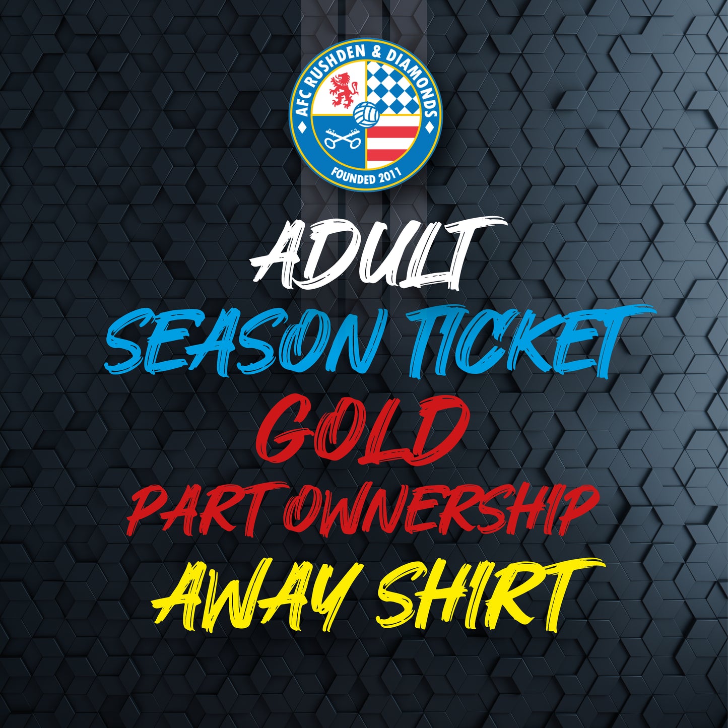 2025-26 Adult Early Bird Season Ticket, Away Shirt & Gold Part Ownership Bundle
